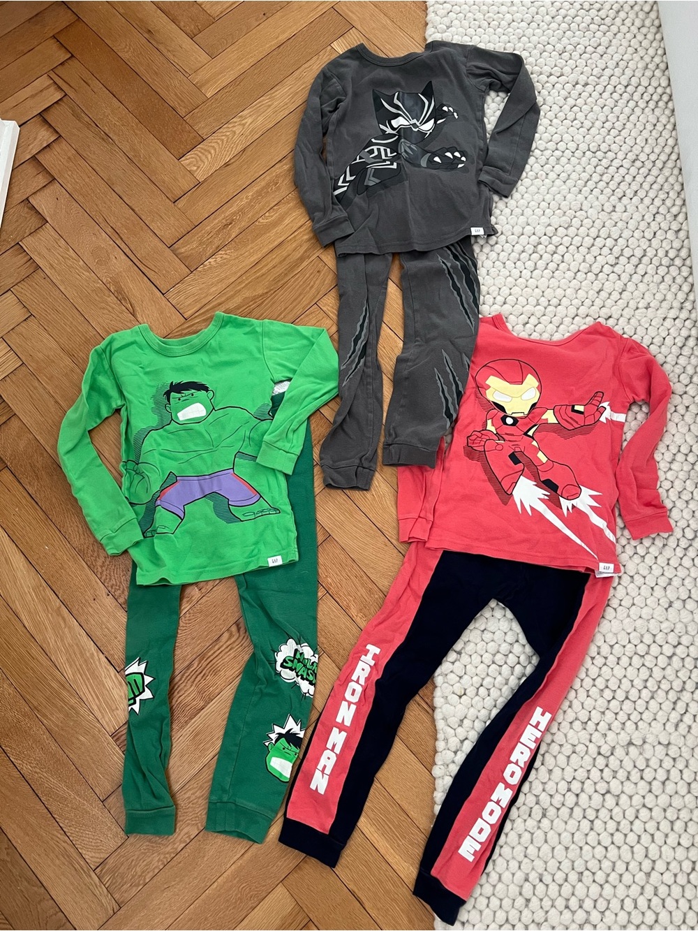 GAP x Marvel Pajamas (set of 3)